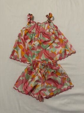 Habitual Pink Green Yellow Toddler Matching Set
